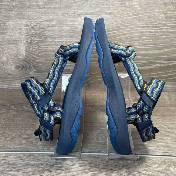 Teva Hurricane XLT 2 Little Boy Sz 2 Blue Gold Hook & Loop Sports Trail Sandals - Picture 10 of 10